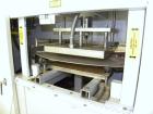 Used Alloyd Brands Four Station Rotary Blister Sealer, Model 4SM1216sn 93-824. Capable of speeds 10 to 20 indexes per minute, indexes per minute multiplied by the number of packages per nesting tray....