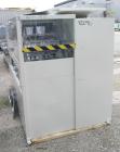 Used Alloyd Brands Four Station Rotary Blister Sealer, Model 4SM1216sn 93-824. Capable of speeds 10 to 20 indexes per minute, indexes per minute multiplied by the number of packages per nesting tray....