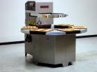 Used Visual Packaging System Model SDS6C (6) Station Semi-Automatic Rotary Blister Sealer. Has 14