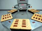 Used Visual Packaging System Model SDS6C (6) Station Semi-Automatic Rotary Blister Sealer. Has 14