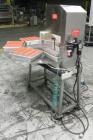 Used Visual Thermoforming Six Station Rotary Blister Sealer, model D-S-6-F. 51'' diameter turntable. 12” x 14” (30 cm x 35 cm) seal area. Blister depth 3 ¼” (8.26 cm) standard, seal pressure 2,000 lb...