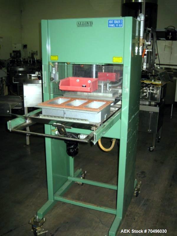 Used- Alloyd Heat Sealer, Model 2SC-1016. Approxi