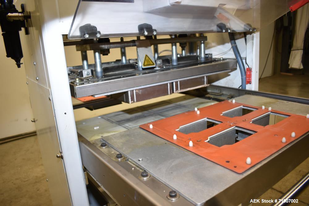 Used Alloyd Aergo 2 Plus Semi Automatic Shuttle Style Blister Sealer.