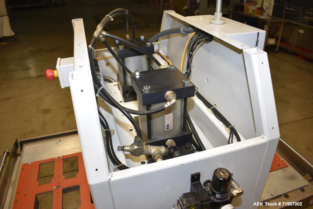 Used Alloyd Aergo 2 Plus Semi Automatic Shuttle Style Blister Sealer.