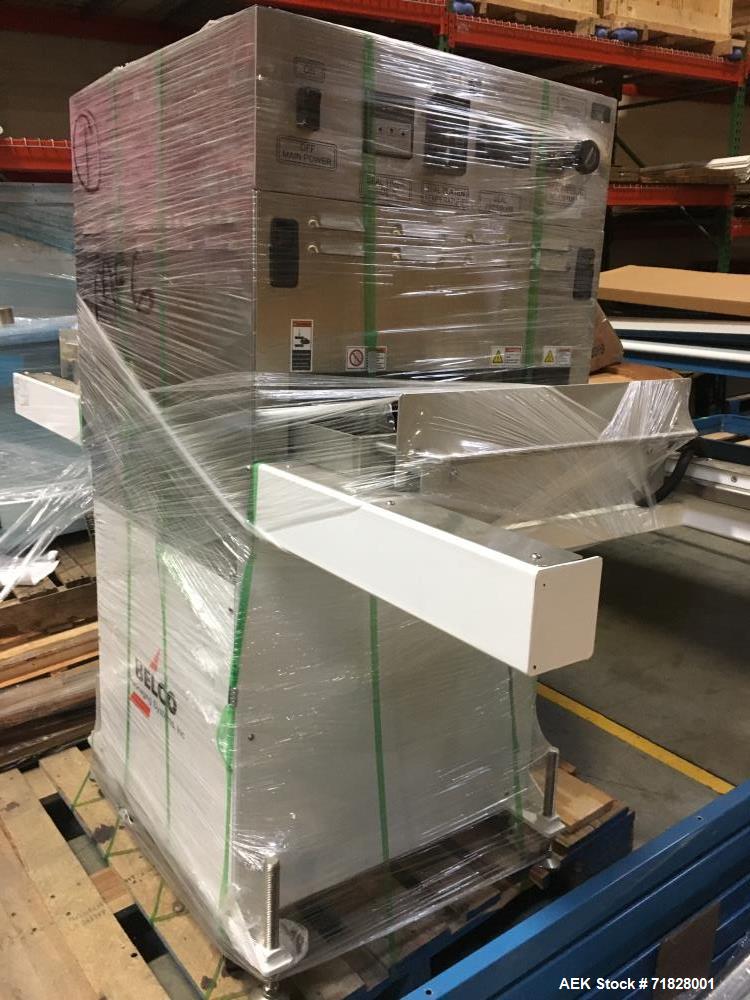 Used Belco Medical Tray Sealer, Model BM EL 2020. Max. seal size fixture 20 x 20". Max. tray depth 3 1/2". 50-300 Degrees F. 208-240 Volts; 1 phase; 25 Amps; 50/60 Hz. Max. input psi 125. 0.12 cubic ...