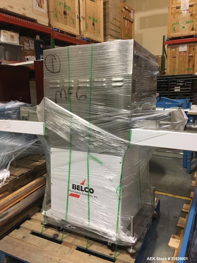 Used Belco Medical Tray Sealer, Model BM EL 2020. Max. seal size fixture 20 x 20". Max. tray depth 3 1/2". 50-300 Degrees F. 208-240 Volts; 1 phase; 25 Amps; 50/60 Hz. Max. input psi 125. 0.12 cubic ...