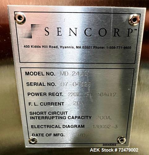 Used Sencorp Medical Shuttle Tray Sealer