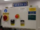 Used Alloyd Model 2S1628LU1 Two Station Shuttle Blister Sealer. Has a seal area of 16