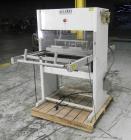 Used Alloyd Model 2SM1428 Shuttle Type Blister Sealer. Seal area 14