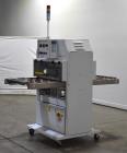 Used Alloyd Aergo 2 Plus Semi Automatic Shuttle Style Blister Sealer. Capable of speeds up to 8 cycles per minute. Sealing capacity: 14