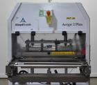 Used Alloyd Aergo 2 Plus Semi Automatic Shuttle Style Blister Sealer. Capable of speeds up to 8 cycles per minute. Sealing capacity: 14