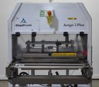 Used- Alloyd Aergo 2 Plus Semi Automatic Shuttle Style Blister Sealer. Capable of speeds up to 8 cycles per minute. Sealing ...