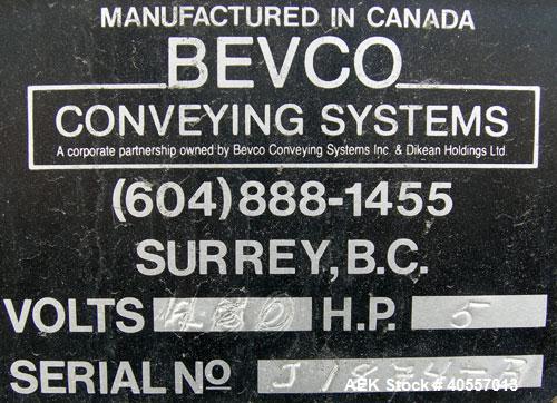 Used Bevco Low Level Bottle Gripper Air Rinser/ Inverter, Model 600, 304 stainless steel. Approximately 400 bottles per minute. Unit is on 12' centers from centerline of wheel to centerline, maximum ...