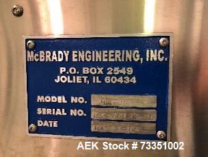 Used McBrady Model HS High-Speed Bottle Washer – Up to 300 CPM