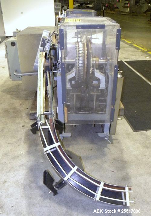 Used Standard Bottle Inverter Air Cleaner, Model JI-600-HV. Includes control box and emergency shut-off switches, speed controls, (1) section of right angle stationary bottle conveyor, approximately ...