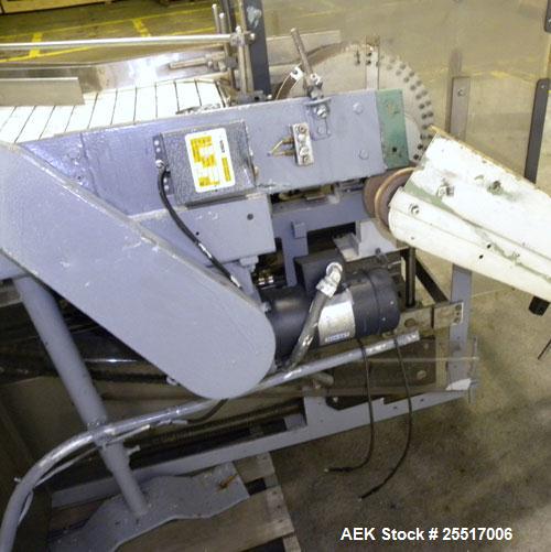 Used Standard Bottle Inverter Air Cleaner, Model JI-600-HV. Includes control box and emergency shut-off switches, speed controls, (1) section of right angle stationary bottle conveyor, approximately ...