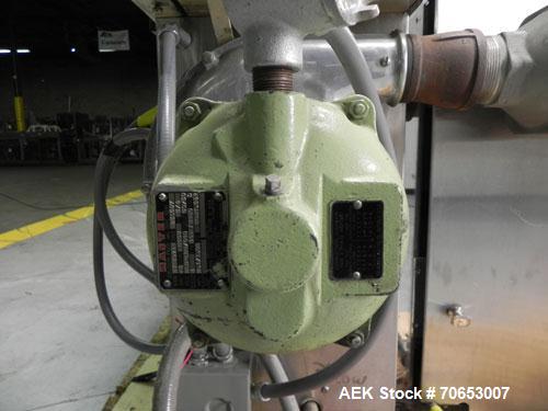 Used U.S. Bottlers Machinery Model Sanitair Cleaner DS-8 Rotary Air Bottle Cleaner capable of speeds up to 150 containers per minute. Uses a dual-stage cleaning process. Has duplex cleaning station c...