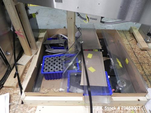 Used U.S. Bottlers Machinery Model Sanitair Cleaner DS-8 Rotary Air Bottle Cleaner capable of speeds up to 150 containers per minute. Uses a dual-stage cleaning process. Has duplex cleaning station c...