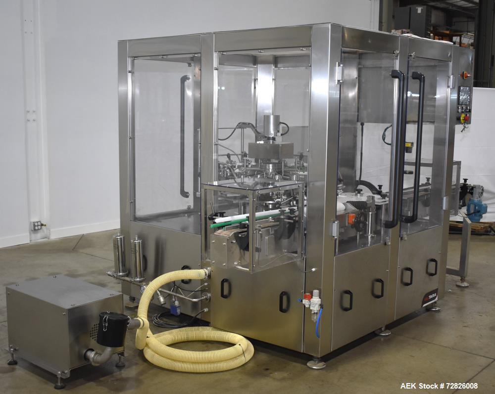 Unused-Weighpack Systems (Paxiom) Model SC20 rotary air rinser/bottle cleaner. Suitable to rinse the internal of the glass b...