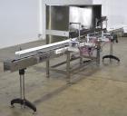 Used Accutek S/S (6) Head Automatic Pneumatic Bottle Washer / Rinser, Model 50BR1L02. Product Speed 60-90 CPM Depending on Container. Fill size range: 0.33oz - 16oz (10ml - 475ml). Bottle Gripper Ass...