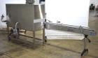 Used Accutek S/S (6) Head Automatic Pneumatic Bottle Washer / Rinser, Model 50BR1L02. Product Speed 60-90 CPM Depending on Container. Fill size range: 0.33oz - 16oz (10ml - 475ml). Bottle Gripper Ass...