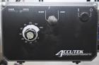 Used Accutek S/S (6) Head Automatic Pneumatic Bottle Washer / Rinser, Model 50BR1L02. Product Speed 60-90 CPM Depending on Container. Fill size range: 0.33oz - 16oz (10ml - 475ml). Bottle Gripper Ass...