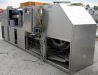 Used Bevco Low Level Bottle Gripper Air Rinser/ Inverter, Model 600, 304 stainless steel. Approximately 400 bottles per minute. Unit is on 12' centers from centerline of wheel to centerline, maximum ...