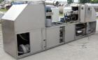 Used Bevco Low Level Bottle Gripper Air Rinser/ Inverter, Model 600, 304 stainless steel. Approximately 400 bottles per minute. Unit is on 12' centers from centerline of wheel to centerline, maximum ...