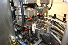 Used Bevco Model M150R Ionized Air Bottle Rinser. Machine can operate at speeds of up to 150 bottle per minute. Is a 2 speed function machine. Has vacuum manifold. Machine uses ionized air. 3/60/460V...