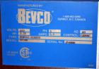 Used Bevco Model M150R Ionized Air Bottle Rinser. Machine can operate at speeds of up to 150 bottle per minute. Is a 2 speed function machine. Has vacuum manifold. Machine uses ionized air. 3/60/460V...
