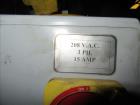 Used McBrady Orbital Bottle Air Cleaner / Rinser, mn 200, sn A48-21238 with control panel, capable of 200 bottles per minute max speed, 4 1/2