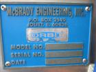 Used McBrady Engineering Orbital Air Bottle Rinser, Model 60.  Currently set up for 750 ml, change parts for 375 ml.  Stainless steel frame.  Includes speed control,  Missing power supply.  No motor ...