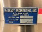 Used McBrady Bottle Washer / Manual Air Cleaner, Model A10.