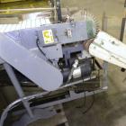 Used Standard Bottle Inverter Air Cleaner, Model JI-600-HV. Includes control box and emergency shut-off switches, speed controls, (1) section of right angle stationary bottle conveyor, approximately ...
