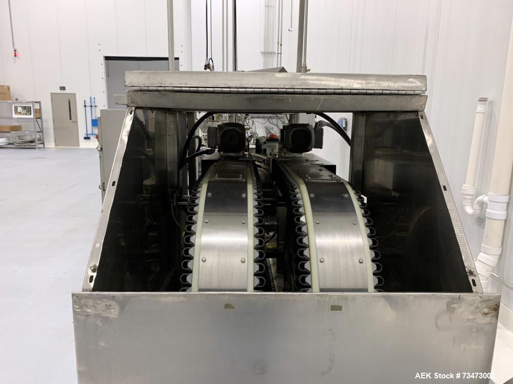 Used Bevco M250 Automatic Inline Bottle Gripper Rinser