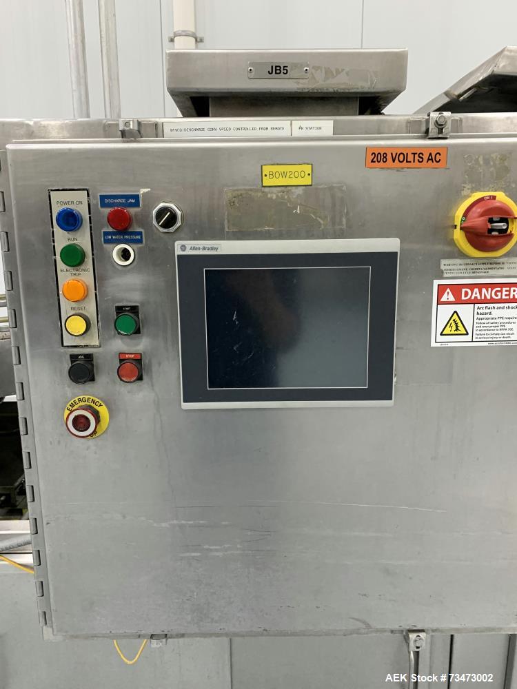 Used Bevco M250 Automatic Inline Bottle Gripper Rinser