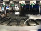 Used- Bevcorp Crown Uni-Blend 45-12 Valve Bottle Filler. Speed 12 oz up to 400 bpm. 460 V, 60 Hz, 3 Phase. Glass explosion s...