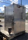 Used- Alvey Tray Washer, Model KS-70. (2) Tray racks/carts, each cart holds 45 trays. Maximum tray dimensions 21