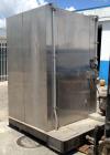 Used Alvey Tray Washer, Model KS-70. (2) Tray racks/carts, each cart holds 45 trays. Maximum tray dimensions 21