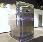 Used LVO Manufacturing Fully Automatic High Volume Pan and Rack Washer, Model RW1548G, Stainless Steel. Wash capacity 48 pans. Hinged front door. Wash area 31’’ wide x 42’’ deep x 77’’ high. Natural ...