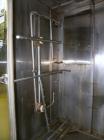 Used LVO Manufacturing Fully Automatic High Volume Pan and Rack Washer, Model RW1548G, Stainless Steel. Wash capacity 48 pans. Hinged front door. Wash area 31’’ wide x 42’’ deep x 77’’ high. Natural ...