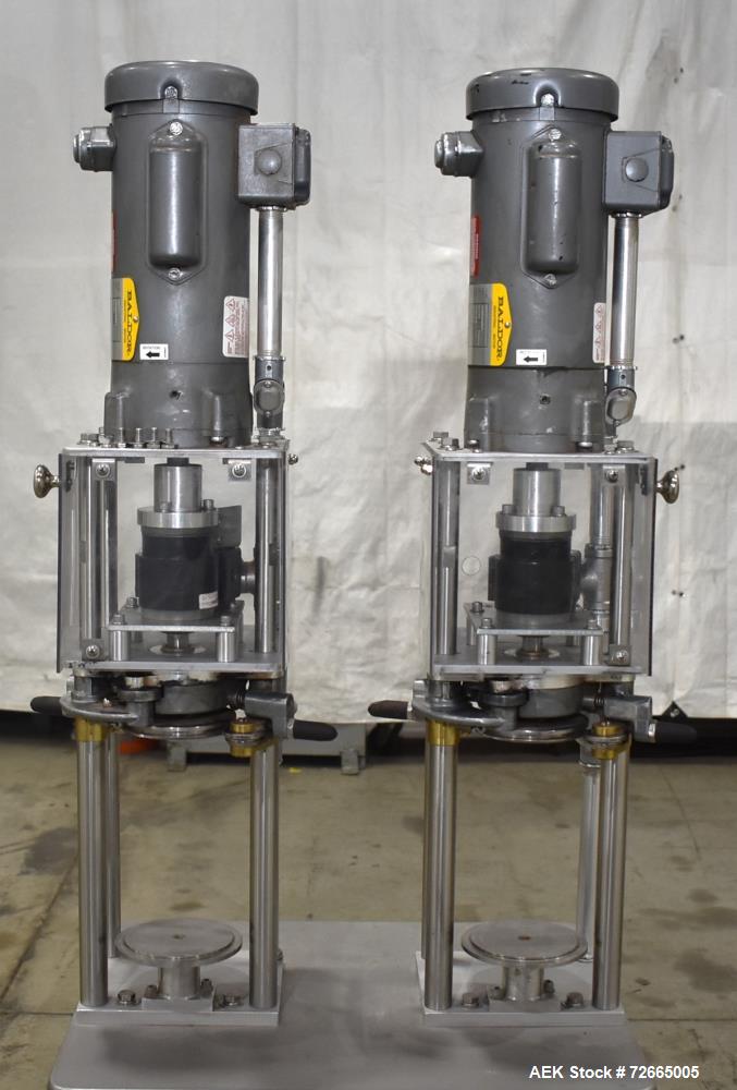 Used Dixie Twin Double Can Seamer, Model 25D-TWIN-AL. Capable of up to 30 cans per minute. Adaptable for closing containers from 2" to 4-1/4" diameter and up to 7" tall. Semi-automatic can seamer wit...