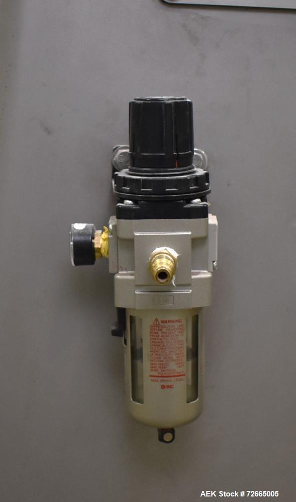 Used Dixie Twin Double Can Seamer, Model 25D-TWIN-AL. Capable of up to 30 cans per minute. Adaptable for closing containers from 2" to 4-1/4" diameter and up to 7" tall. Semi-automatic can seamer wit...