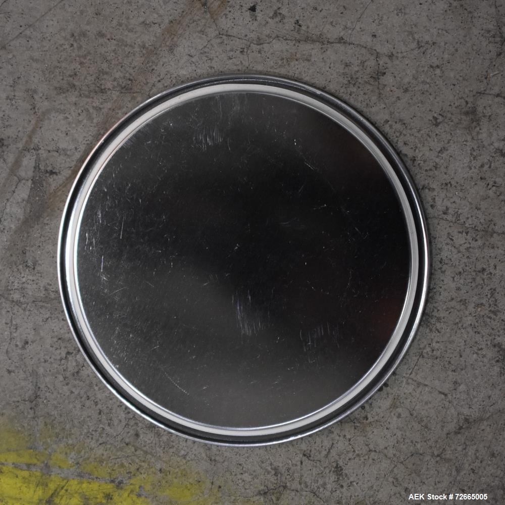Used Dixie Twin Double Can Seamer, Model 25D-TWIN-AL. Capable of up to 30 cans per minute. Adaptable for closing containers from 2" to 4-1/4" diameter and up to 7" tall. Semi-automatic can seamer wit...