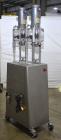 Used Dixie Twin Double Can Seamer, Model 25D-TWIN-AL. Capable of up to 30 cans per minute. Adaptable for closing containers from 2