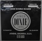 Used Dixie Twin Double Can Seamer, Model 25D-TWIN-AL. Capable of up to 30 cans per minute. Adaptable for closing containers from 2