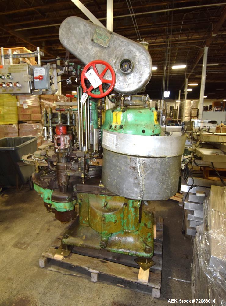 Used American Can (4) Head Can Closing Machine, Model 458-4DS