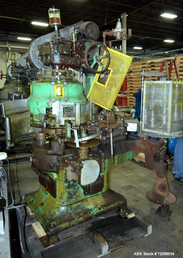 Used American Can (4) Head Can Closing Machine, Model 458-4DS