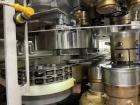 Used Pneumatic Scale Can Seamer, Model 2004RCM-1 set up on 302/301 diameter cans. Has Fleetwood extended magazine feed. Worm screw to star container handling. Can size range: 202 - 408 (diameter) x 1...