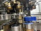 Used Pneumatic Scale Can Seamer, Model 2004RCM-1 set up on 302/301 diameter cans. Has Fleetwood extended magazine feed. Worm screw to star container handling. Can size range: 202 - 408 (diameter) x 1...